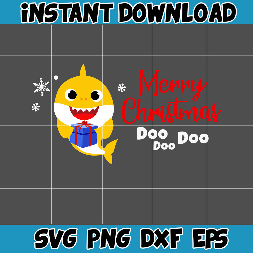 Christmas Shark Svg, Baby Shark Svg, Dodo Shark Svg, Daddy Shark Svg, Christmas Svg, Instant Download (56).jpg