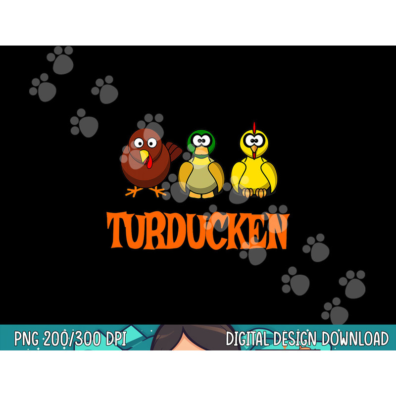 Turducken Shirt for Thanksgiving or Christmas  png, sublimation.jpg