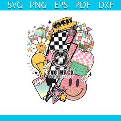 retro teacher life back to school png download file