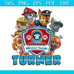 boys custom paw family birthday png sublimation file