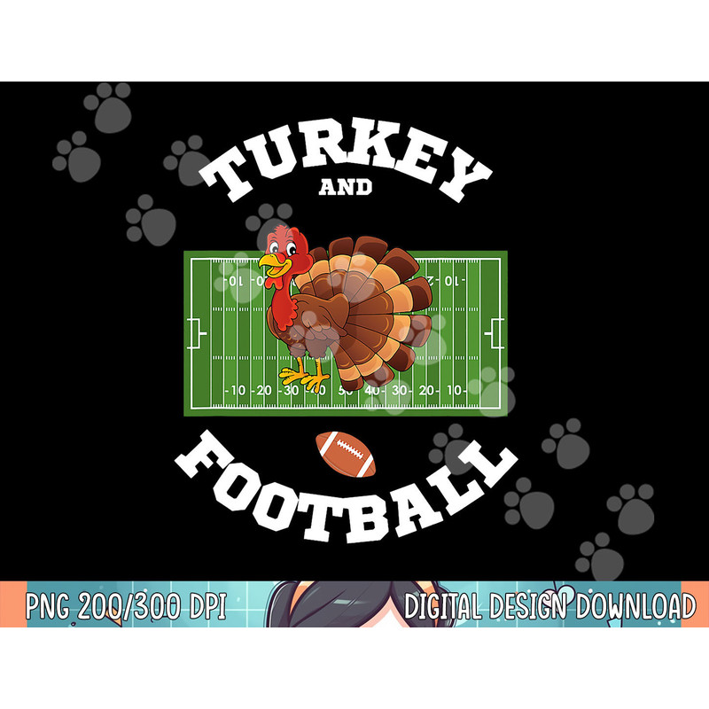 Turkey and Football Happy Thanksgiving png, sublimation.jpg