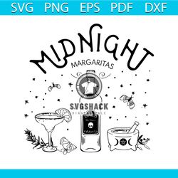 practical magic midnight margaritas svg graphic design file