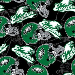 Game Day Football  Kelly Green Eagles Seamless File