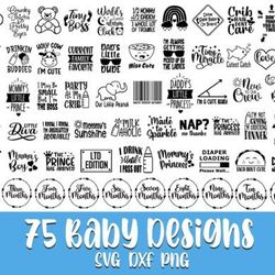 baby svg bundle, baby shower svg, newborn svg bundle, baby quote bundle, cute baby saying svg, funny baby svg, baby boy