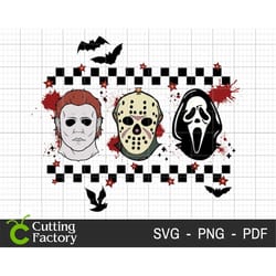 retro halloween svg, halloween png, horror movie charactor svg, spooky svg, horror charactor svg, trendy halloween shirt