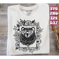 mama bear svg, mama bear with sunglasses, mama bear with flowers svg, floral mama svg, bear mama, mama svg, momma bear s