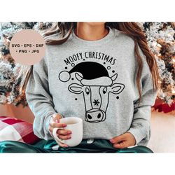 christmas cow svg, mooey christmas svg, cow svg, christmas cow png, cowboy christmas svg, funny cow svg, western christm