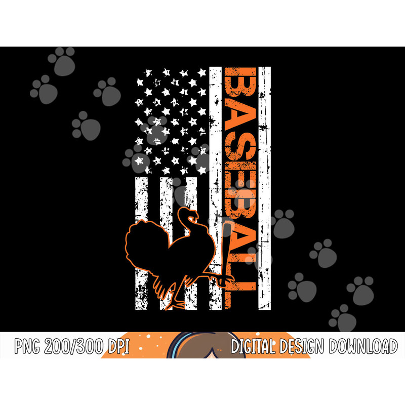 Turkey Baseball American Flag Thanksgiving Day Sport Fall png, sublimation copy.jpg