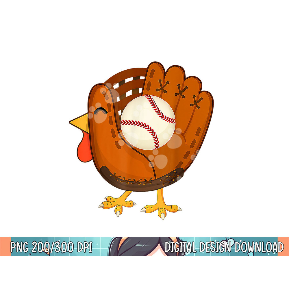 Turkey Baseball Glove Thanksgiving Day Catchers Boys Dads png, sublimation.jpg
