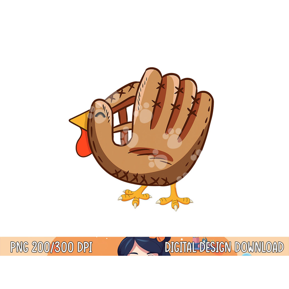 Turkey Baseball Glove Vintage Cute Thanksgiving Day Boys Mom png, sublimation copy.jpg