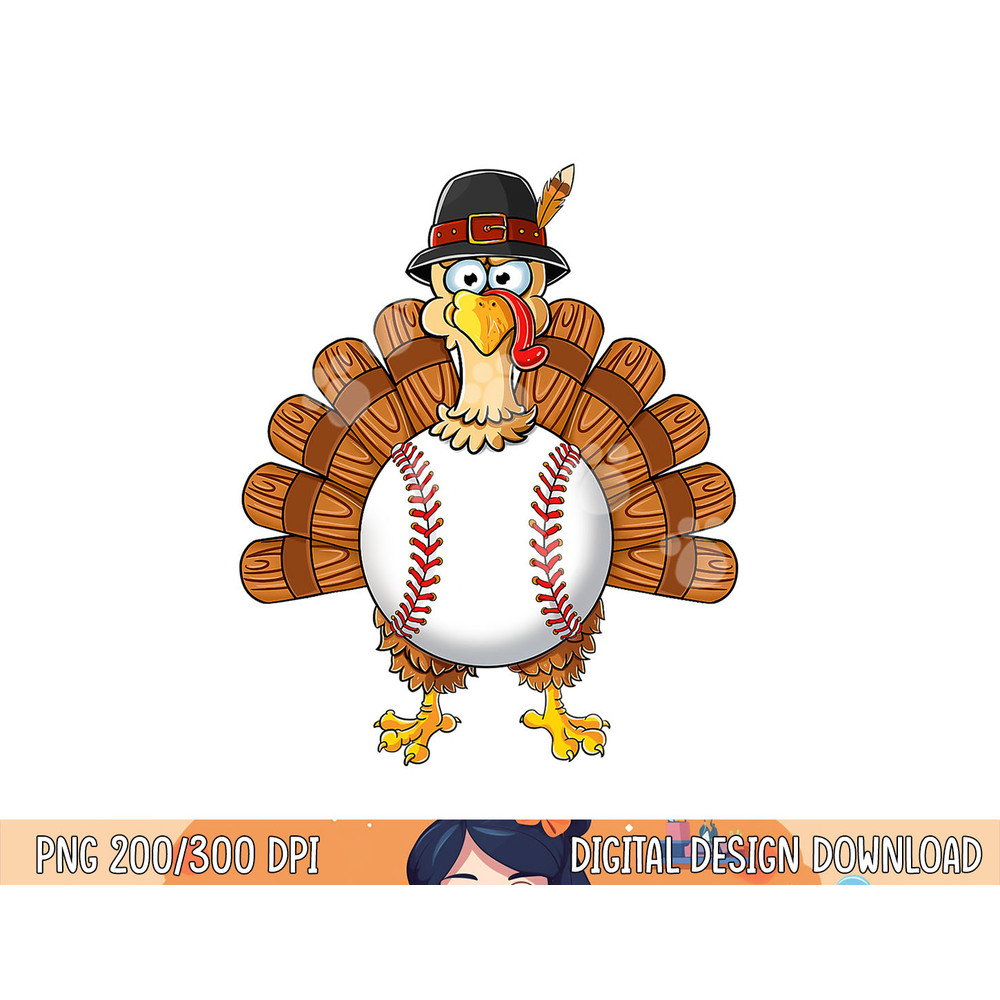Turkey Baseball Thanksgiving Thankful Kids Boys Men Gift png, sublimation copy.jpg