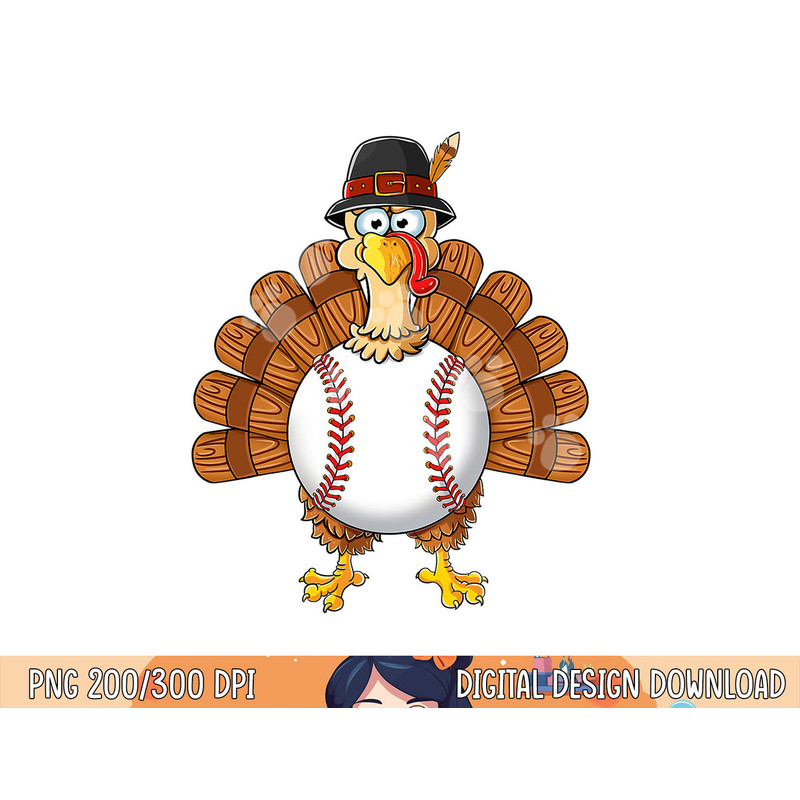 Turkey Baseball Thanksgiving Thankful Kids Boys Men Gift png, sublimation copy.jpg