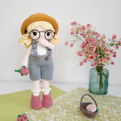 amigurumi doll pattern, crochet doll pattern, crochet amigurumi pattern, digital pdf