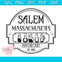 salem massachusetts apothecary svg halloween witches svg