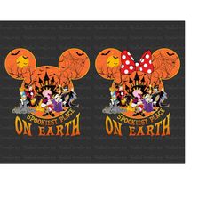 halloween family vacation png bundle, spookiest place on earth, trick or treat png, spooky vibes png, png files for subl