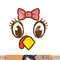 Turkey Face Eyelashes Ribbon Cute Thanksgiving Girls Women png, sublimation copy.jpg
