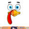 Turkey Face Funny Thanksgiving Costume Men Toddler Boys png, sublimation copy.jpg