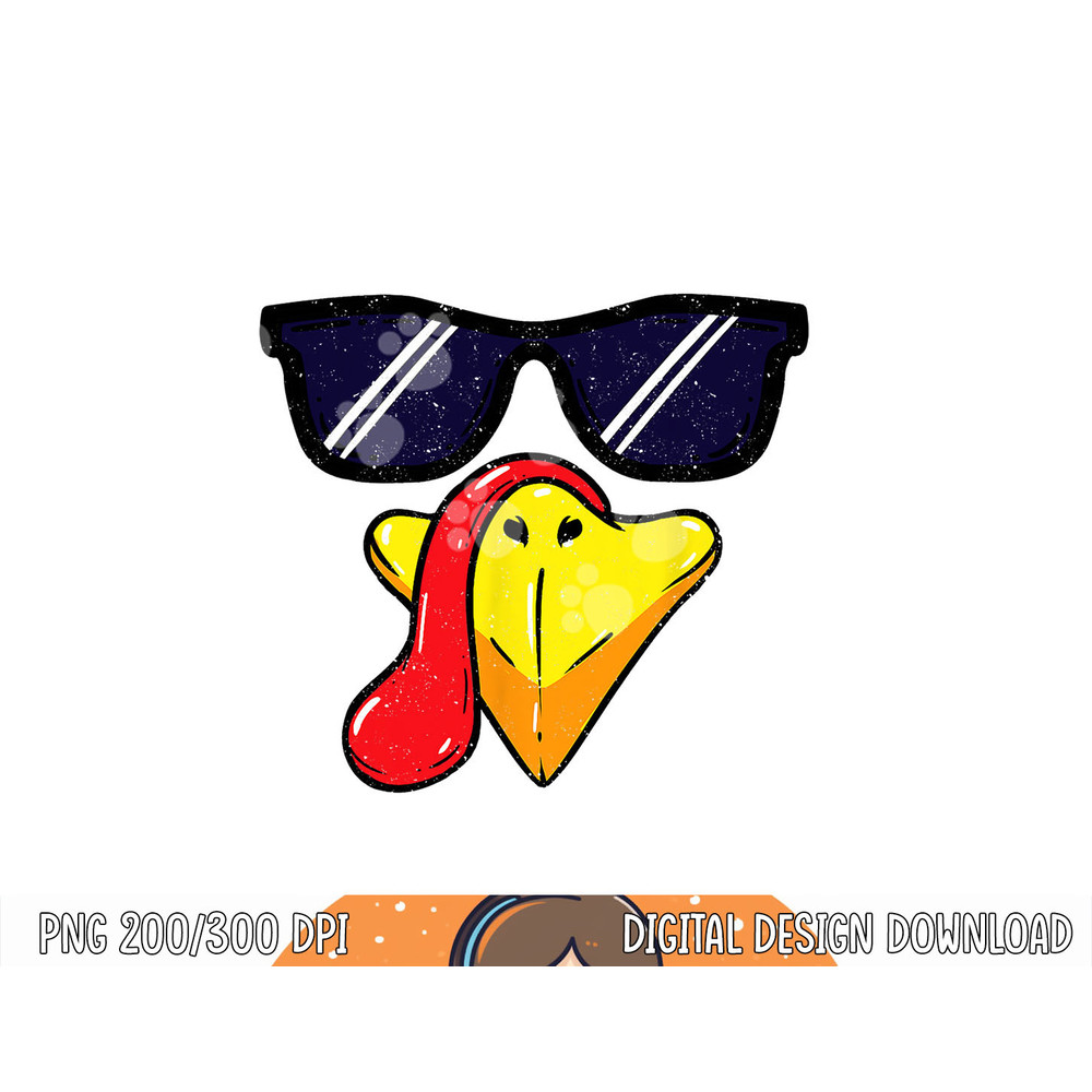 Turkey Face Thanksgiving Day Pilgrim Trot Costume png, sublimation copy.jpg