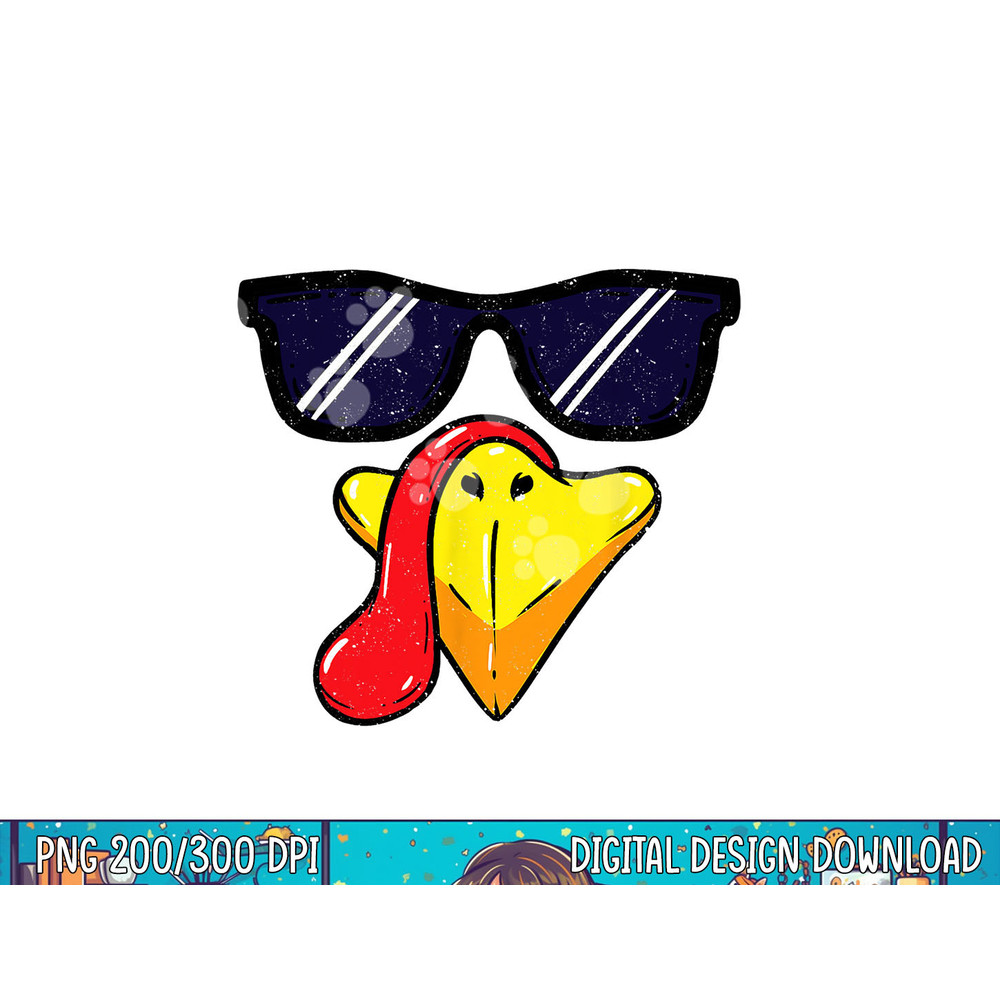 Turkey Face Thanksgiving Day Pilgrim Trot Costume png, sublimation copy.jpg