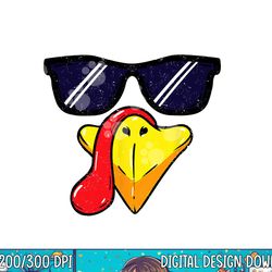 turkey face thanksgiving day pilgrim trot costume png, sublimation copy