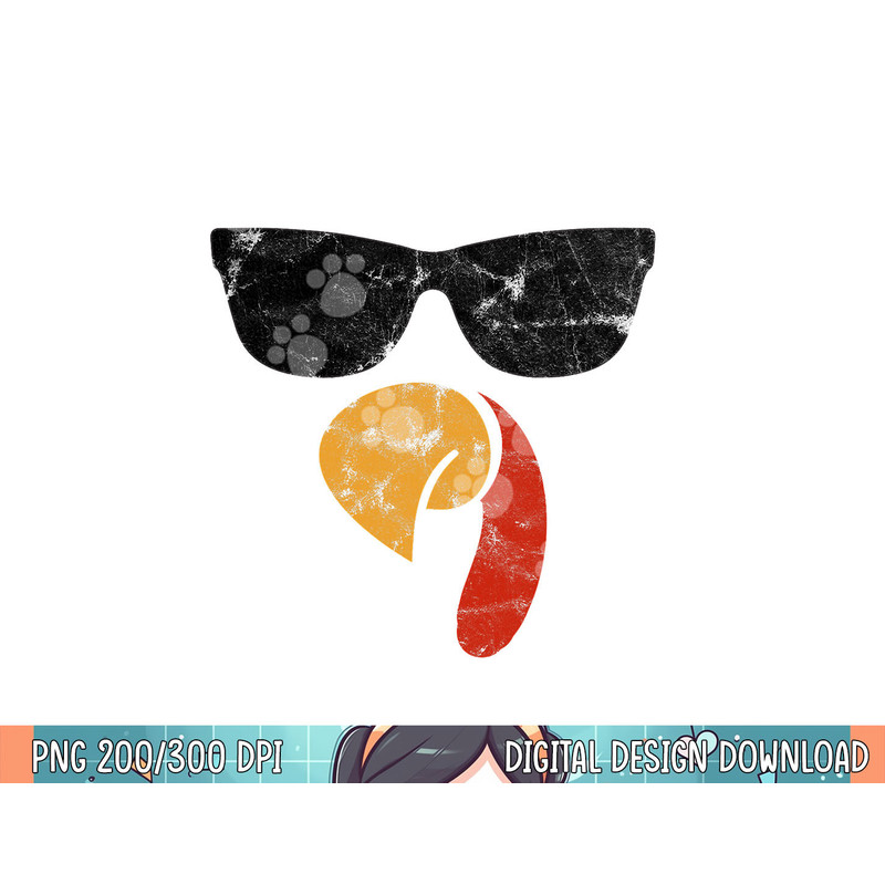 Turkey Face Thanksgiving Day Piligrim Gifts Trot Leg Day png, sublimation.jpg
