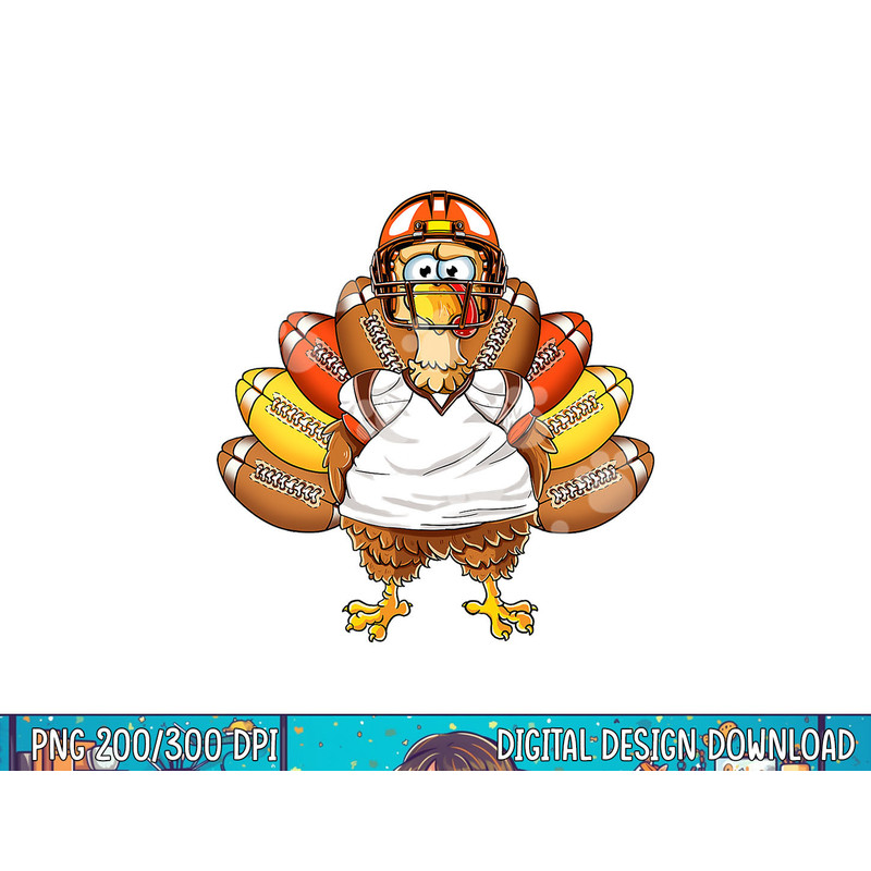 Turkey Football Thanksgiving Thankful Kids Boys Men png, sublimation copy.jpg