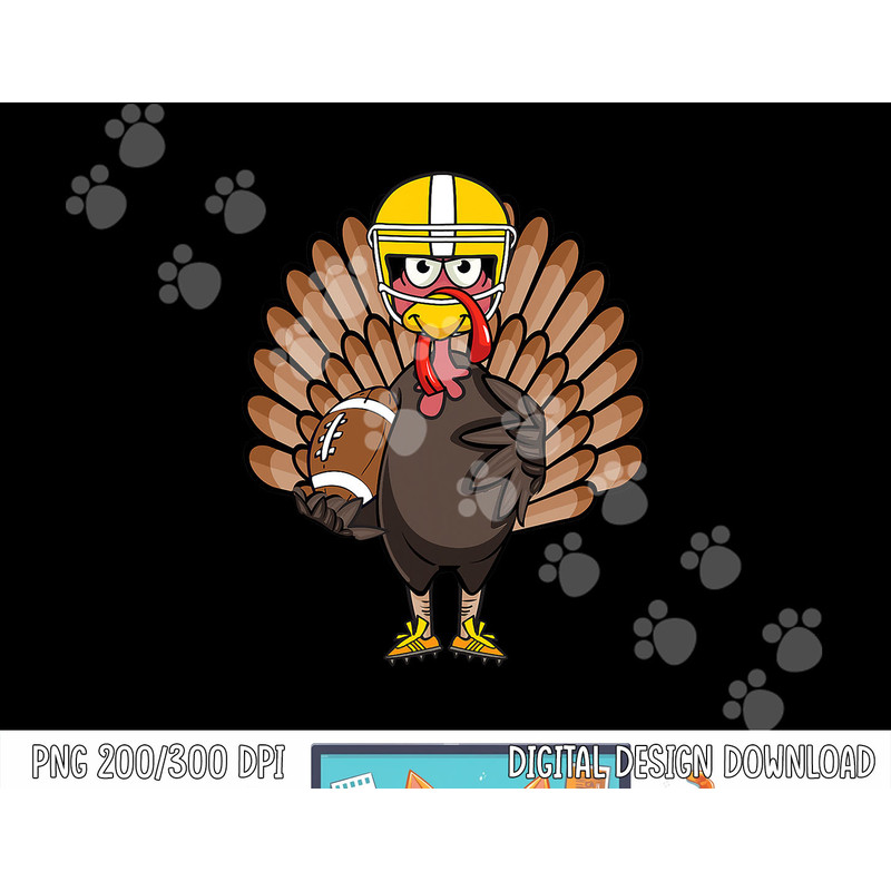 Turkey Football Thanksgiving Turkey Bowl Gift png, sublimation copy.jpg