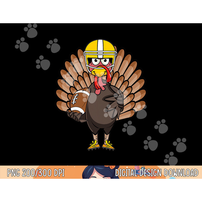 Turkey Football Thanksgiving Turkey Bowl Gift png, sublimation copy.jpg