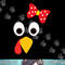 Turkey Girl Face Funny Thanksgiving png, sublimation.jpg
