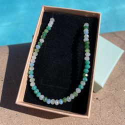 POSEIDON | Crystal Beaded Necklace | Bohemian | Custom | Handmade | Beads | Jewelry | Gifts for | Gift Ideas