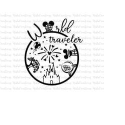 world traveler svg, family vacation svg, family trip svg, vacay mode svg, magical kingdom, svg, png files for cricut sub