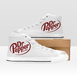 DR Pepper Shoes, High-Top Sneakers, Handmade Footwear
