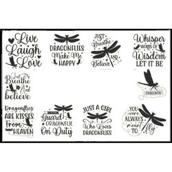 dragonfly quotes svg bundle, dragonfly svg/ dragonfly clipart/ insect svg/ dragonfly vector,clipart/ funny dragonfly say