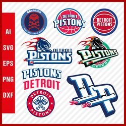 detroit pistons logo svg - detroit pistons svg cut files - pistons png logo, nba basketball team