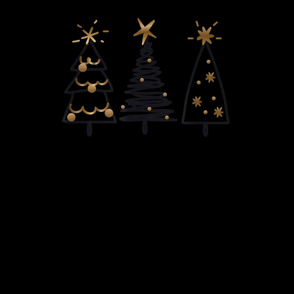 christmas xmas tree rustic holiday pine trees with star T-Shirt.jpg