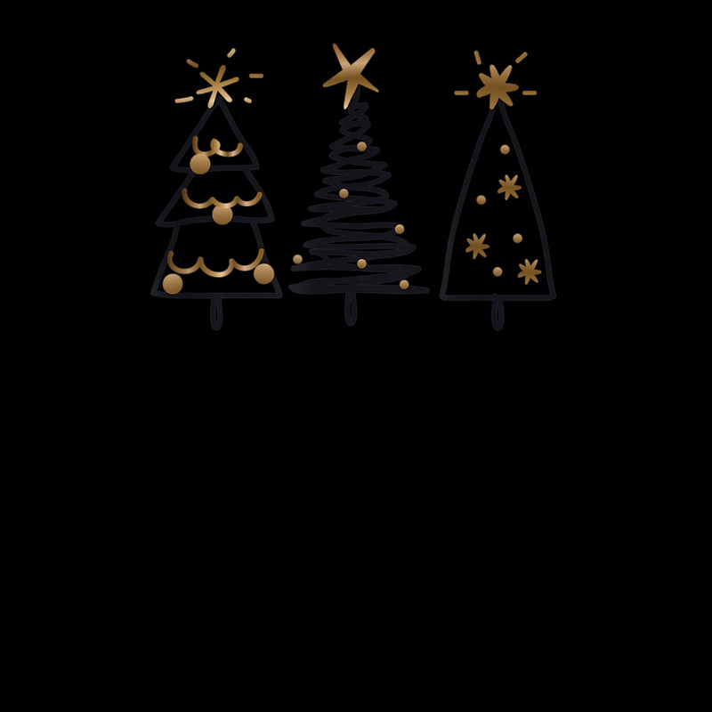 christmas xmas tree rustic holiday pine trees with star T-Shirt.jpg
