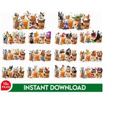 10 coffee cups png sublimation design bundle png files, hand drawn coffee cups png, coffee cups png bundle,coffee love p