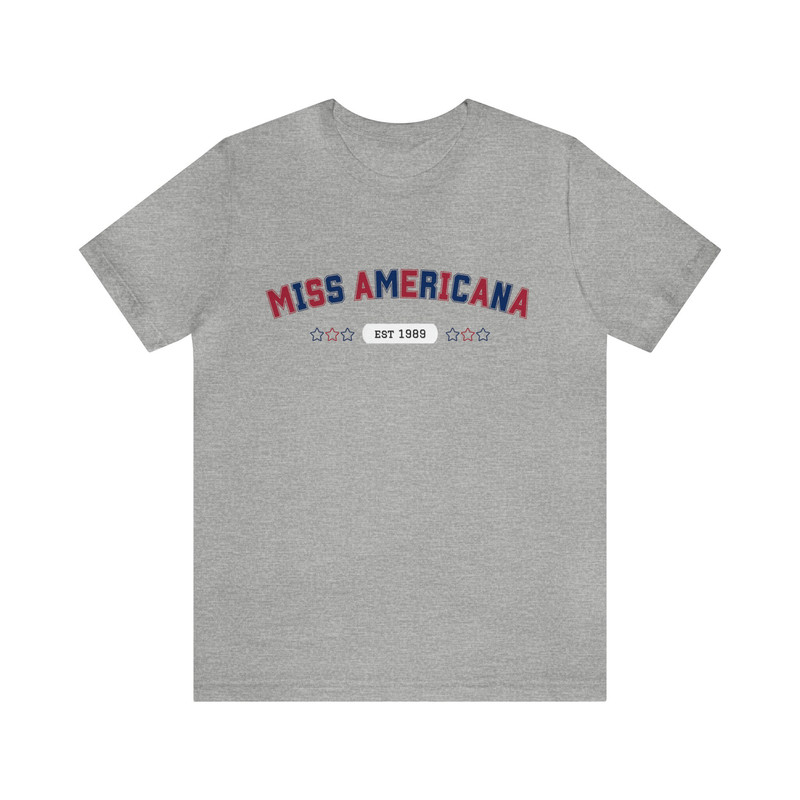 Bella and Canvas Unisex Miss Americana Tshirt Eras Tour Taylor Swift Red White Blue 4th of July Attire USA Shirt Independence Day Trendy - 2.jpg