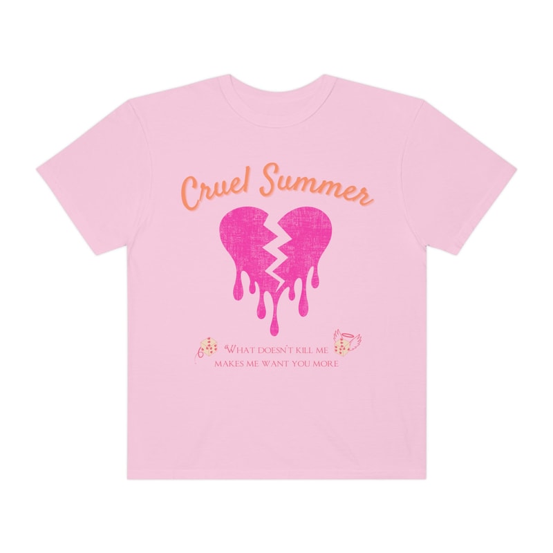 Comfort Colors Cruel Summer Bleeding Hearts Dice Tshirt Taylor Swift Lover Merch The Eras Tour Concert Tee Devils Angels Shirt Arch Back - 5.jpg
