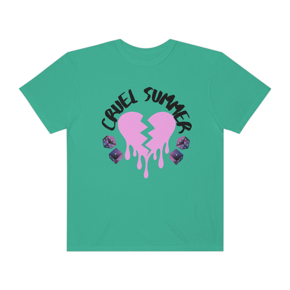 Comfort Colors Cruel Summer Graphic Tshirt Taylor Swift Lover Merch The Eras Tour Concert Tee Devils Dice Angels Roll Eyes Swiftees Swifties - 5.jpg