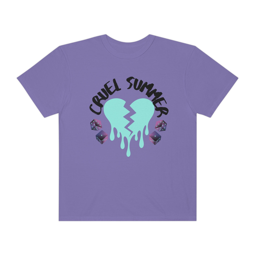Comfort Colors Cruel Summer Graphic Tshirt Taylor Swift Lover Merch The Eras Tour Concert Tee Devils Dice Angels Roll Eyes Swiftees Swifties - 9.jpg