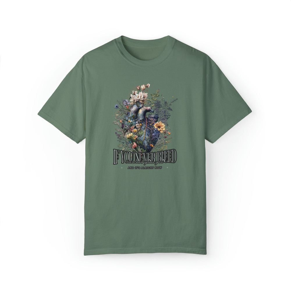 Comfort Colors If You Never Bleed Tee The 1 Taylor Swift T-Shirt folklore Taylor Swift The 1 from folklore Merch Taylor Swiftie Lyric Shirts - 7.jpg