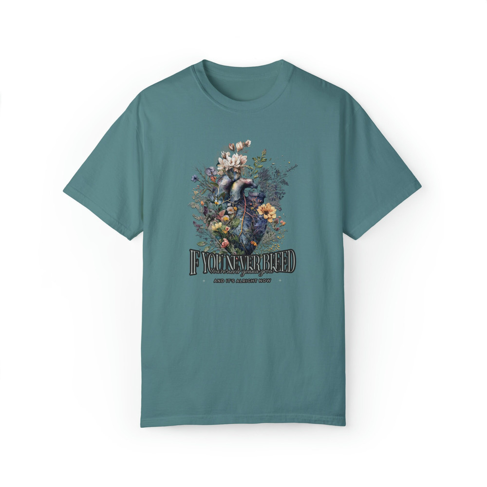 Comfort Colors If You Never Bleed Tee The 1 Taylor Swift T-Shirt folklore Taylor Swift The 1 from folklore Merch Taylor Swiftie Lyric Shirts - 8.jpg