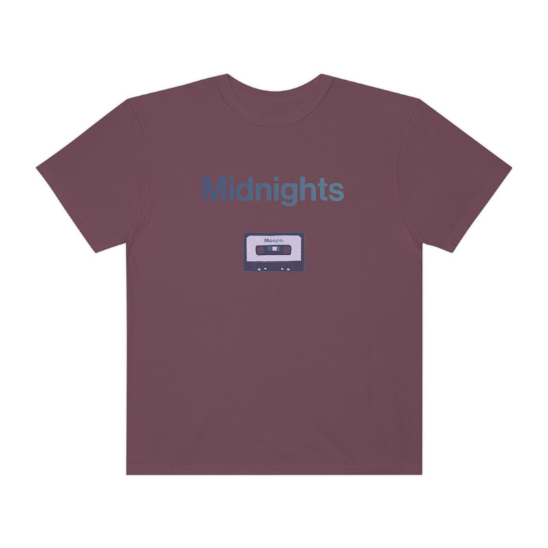 Comfort Colors Midnights Cassette T-Shirt Taylor Swift Midnights Album Shirt for The Eras Tour Concert Outfit Swiftees Merch Swiftie Tee - 9.jpg