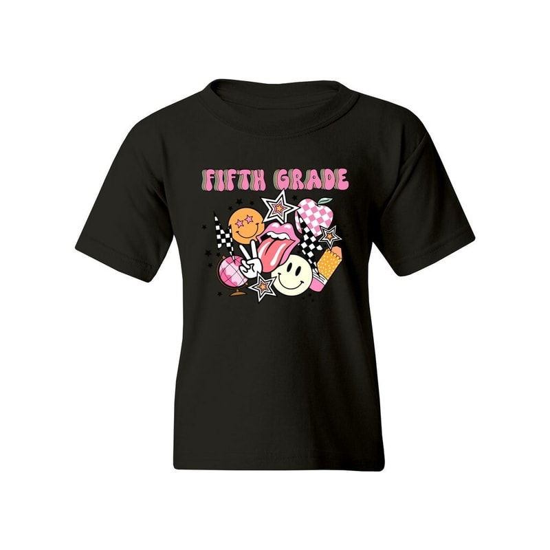 Custom Back to School Kids Retro Tshirt Hippie Rocker 1st Day of School Groovy Shirt Pre-K Elementary Kindergarten 1st 2nd 3rd 4th 5th 6th - 9.jpg