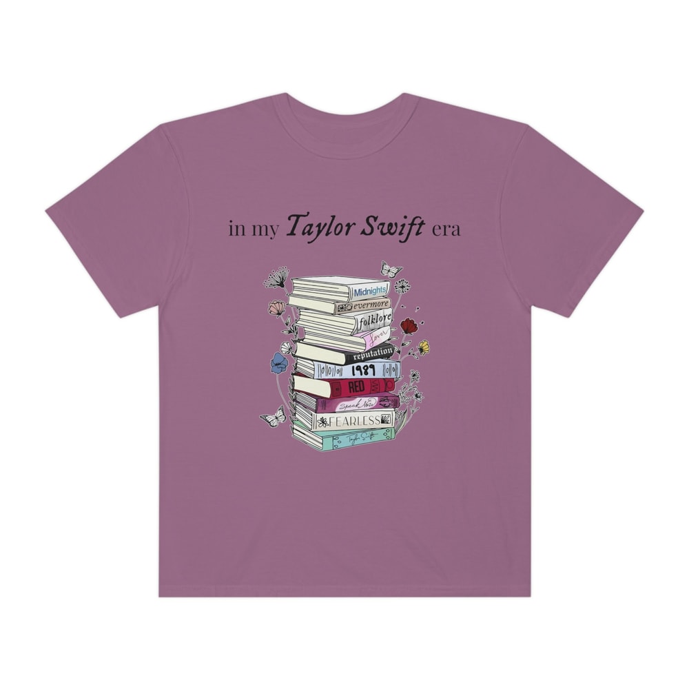 In My Taylor Swift Era Tshirt Albums as Book Stack Taylor Swiftees Merch Eras Tour Speak Now Shirt Midnights Swiftie Albums Red Outfit 1989 - 2.jpg