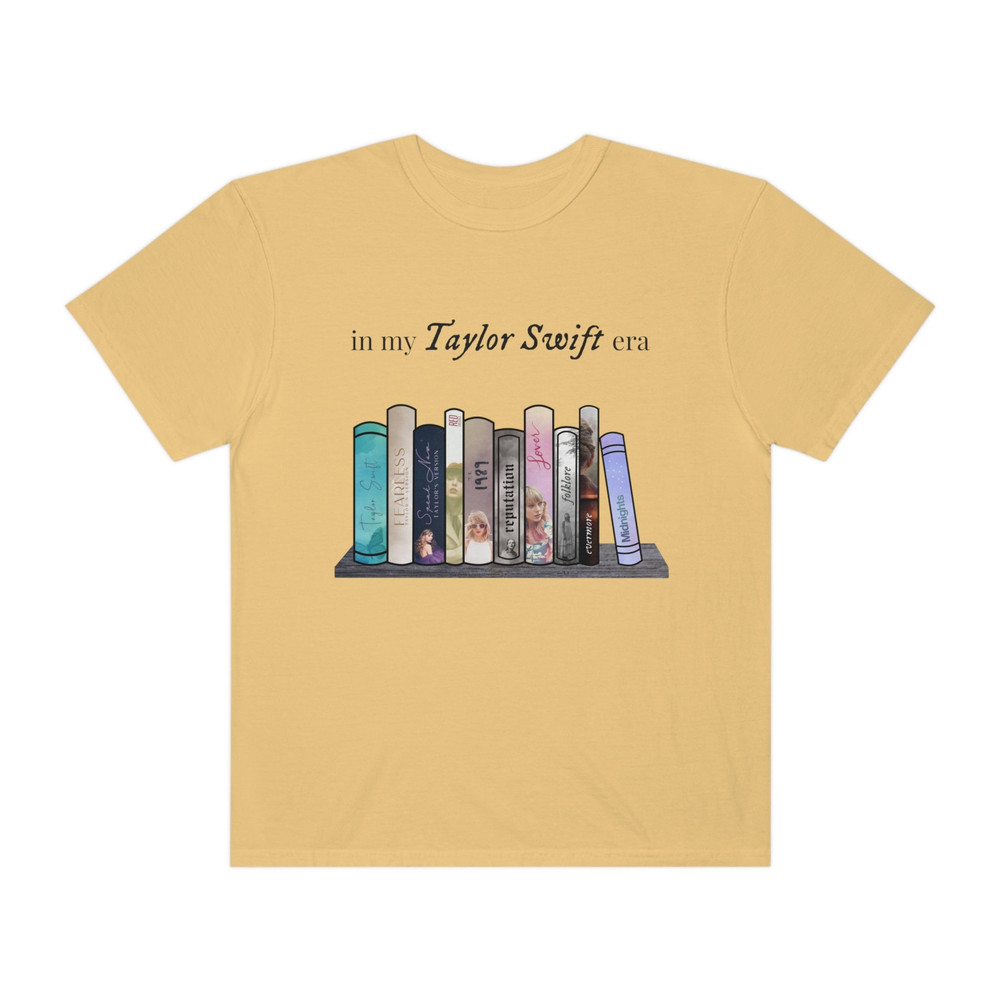 In My Taylor Swift Era Tshirt Albums as Books Taylor Swiftees Merch Eras Tour Speak Now Shirt Midnights Swiftie Albums Red Outfit 1989 Style - 10.jpg