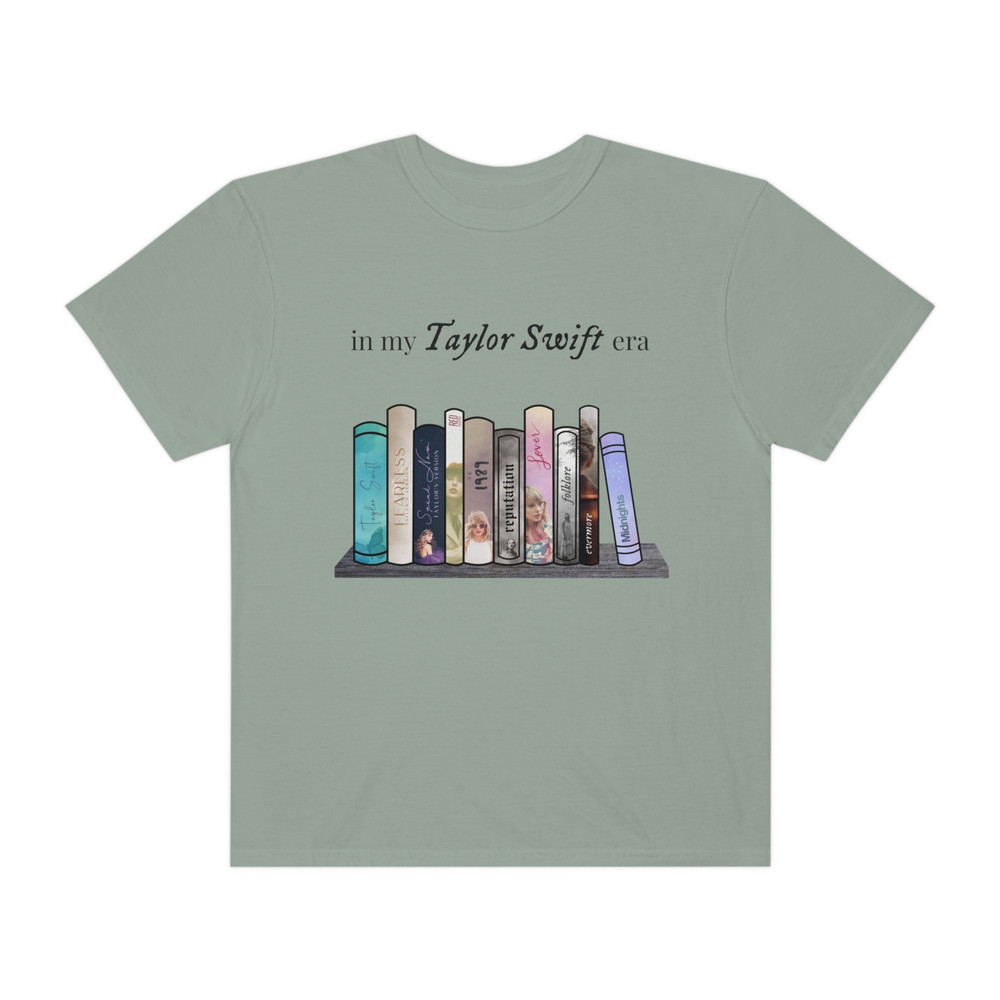 In My Taylor Swift Era Tshirt Albums as Books Taylor Swiftees Merch Eras Tour Speak Now Shirt Midnights Swiftie Albums Red Outfit 1989 Style - 5.jpg