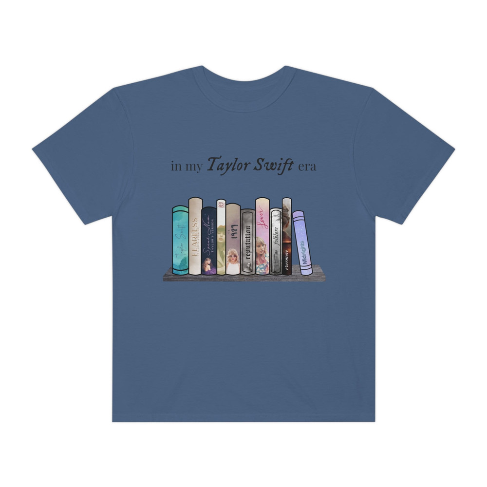 In My Taylor Swift Era Tshirt Albums as Books Taylor Swiftees Merch Eras Tour Speak Now Shirt Midnights Swiftie Albums Red Outfit 1989 Style - 9.jpg