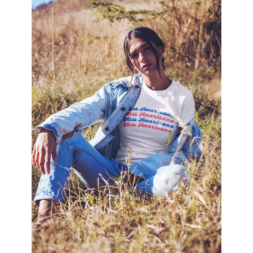 Miss Americana Taylor Swift Tee Retro Red White Blue Softstyle Tshirt Groovy The Eras Tour Merch Taylor Swiftees Lover Era Live Free - 1.jpg